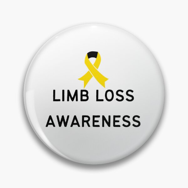 Item preview, Limb Loss Awareness-Yellow and Black Color designed and sold by Onasaart.