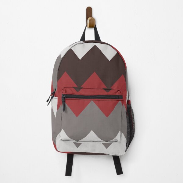 Item preview, Angular wave pattern, cute Red scarlet geometrical pattern palette designed and sold by RiciPaneto.