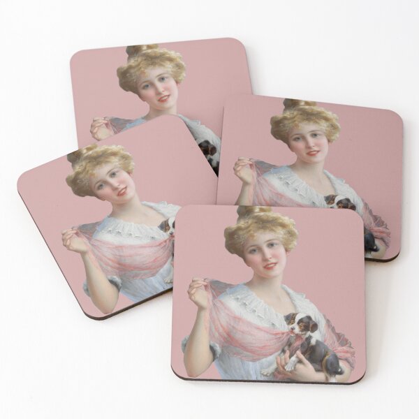 Item preview, Woman with Puppy - Painting Detail designed and sold by SALON DES ARTS.