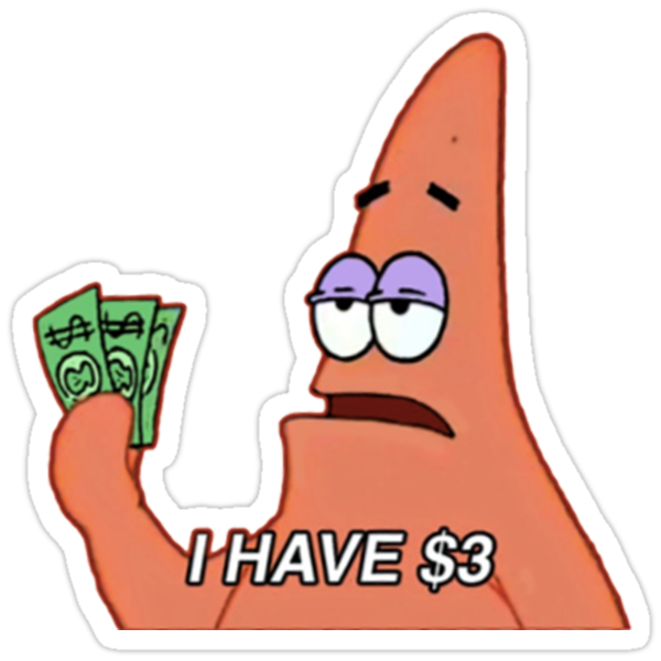 "patrick star meme" Stickers by Viv G | Redbubble