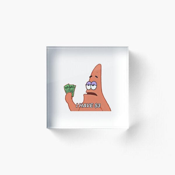 patrick star meme Acrylic Block