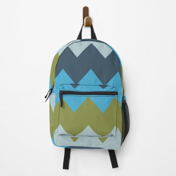 Item preview, Angular wave pattern, cute palm ocean geometrical pattern palette designed and sold by RiciPaneto.