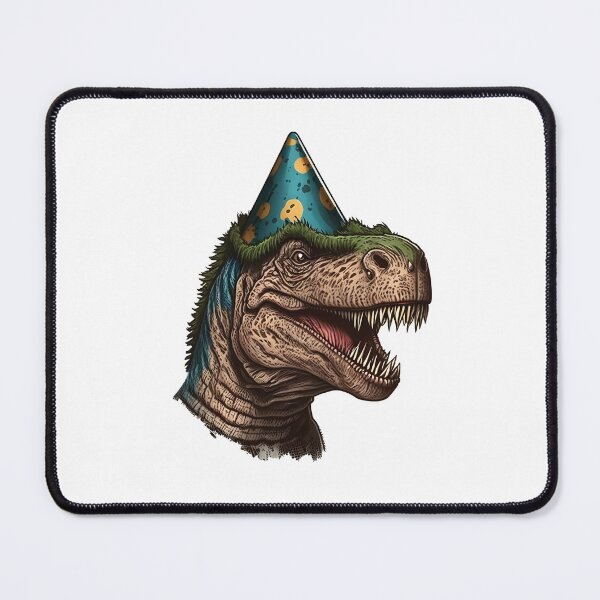 Item preview, Party Dinosaur Dino Head with Birthday Hat designed and sold by PatternBestFan.