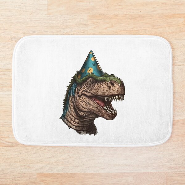 Item preview, Party Dinosaur Dino Head con sombrero de cumpleaños designed and sold by PatternBestFan.