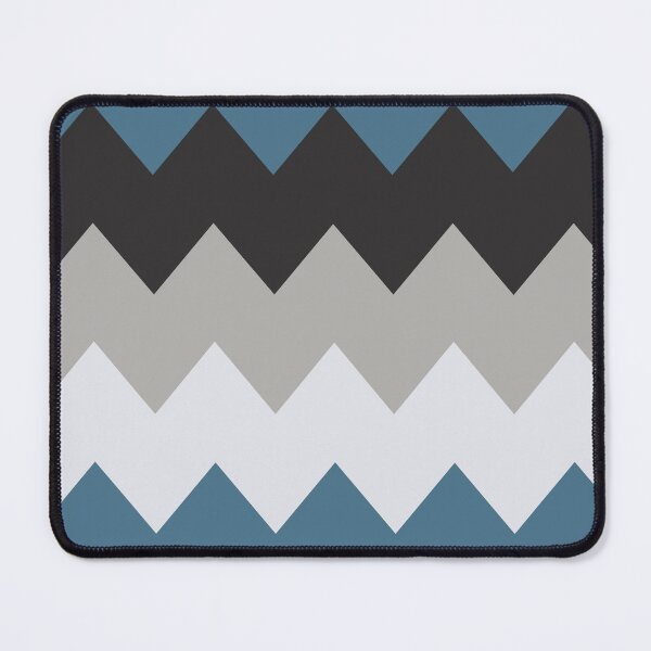 Item preview, Angular wave pattern, cute blue black geometrical pattern palette designed and sold by RiciPaneto.