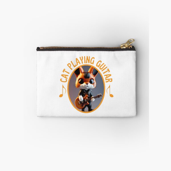 Item preview, Cat Playing Guitar Cute Kitty Playing Guitar Cat Lover designed and sold by designerpriti.