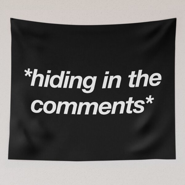 Item preview, hiding in the comments - white on black designed and sold by chrismanubag.