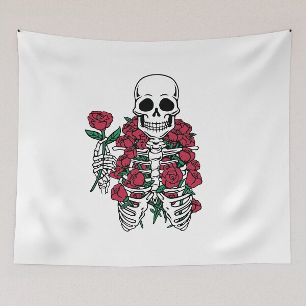 Item preview, Romantic Rose Skeleton White by Tobe Fonseca designed and sold by Tobe Fonseca®.