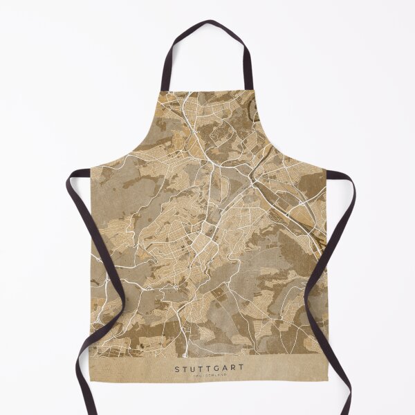 Item preview, Sepia vintage map of Stuttgart Germany designed and sold by blursbyai.
