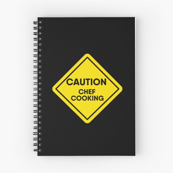 Item preview, Caution chef cooking Yellow Warning Sign designed and sold by RiciPaneto.