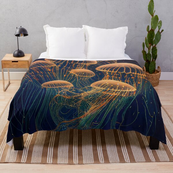 Item preview, Swarm of Glowing Jellyfish  designed and sold by Tomasz Zawada.