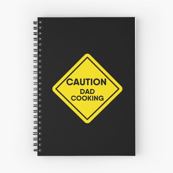 Item preview, Caution dad cooking Yellow Warning Sign designed and sold by RiciPaneto.
