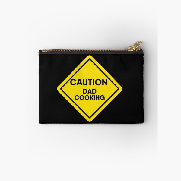 Item preview, Caution dad cooking Yellow Warning Sign designed and sold by RiciPaneto.