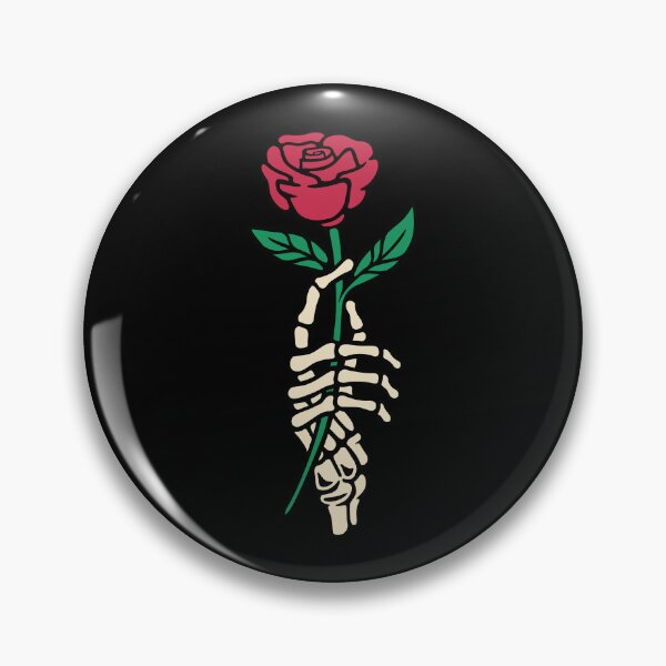 Item preview, Romantic Rose Skeleton Hand Holding Flower by Tobe Fonseca designed and sold by Tobe Fonseca®.