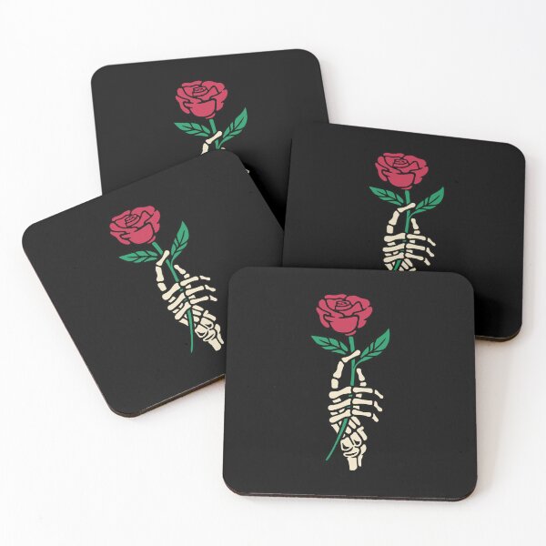 Item preview, Romantic Rose Skeleton Hand Holding Flower by Tobe Fonseca designed and sold by Tobe Fonseca®.