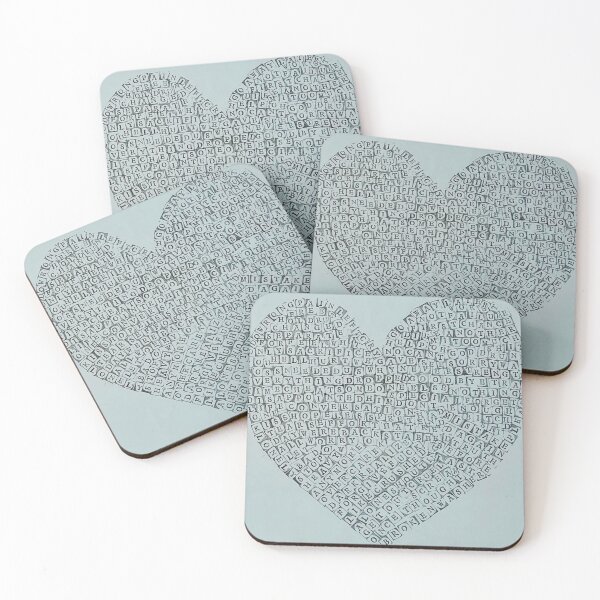 Item preview, Black break up words heart designed and sold by Becstrates.