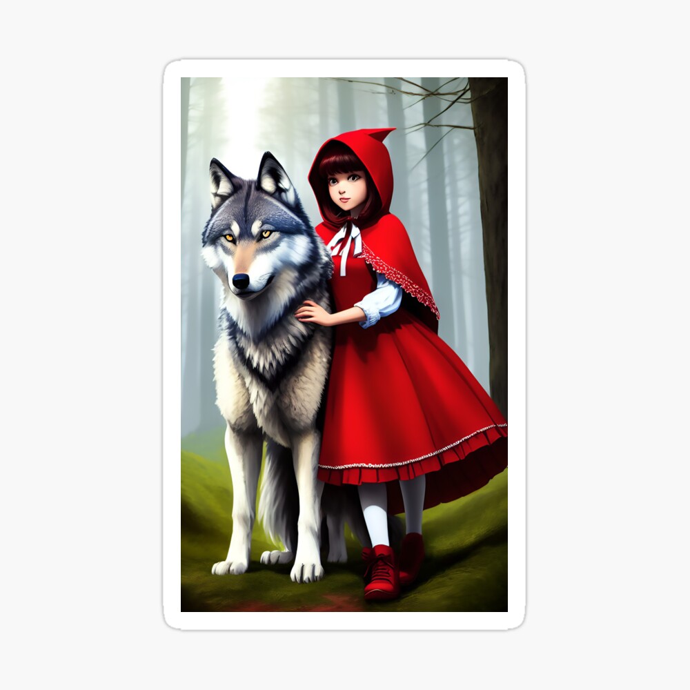 Little Red Riding Hood and Wolf