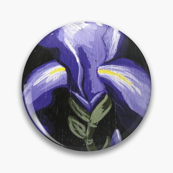 Artikelvorschau, Bemalte lila Iris entworfen und verkauft von WithLoveEzra.
