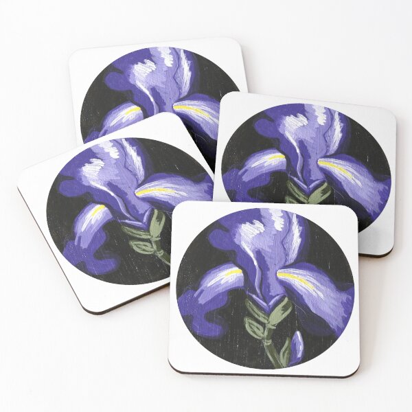 Item preview, Painted Purple Iris designed and sold by WithLoveEzra.