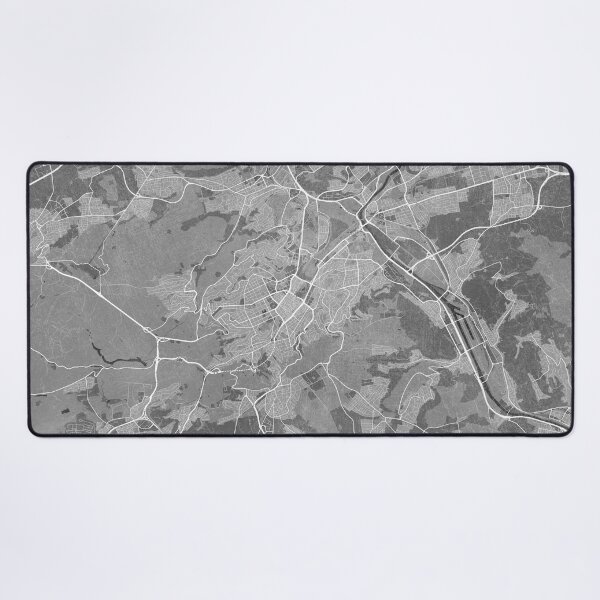 Item preview, Gray vintage map of Stuttgart Germany designed and sold by blursbyai.