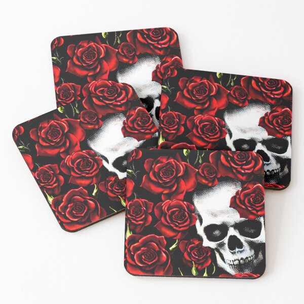 Item preview, Beautiful patterns of Skulls in roses designed and sold by Waveval.