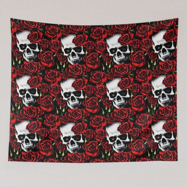 Item preview, Beautiful patterns of Skulls in roses designed and sold by Waveval.