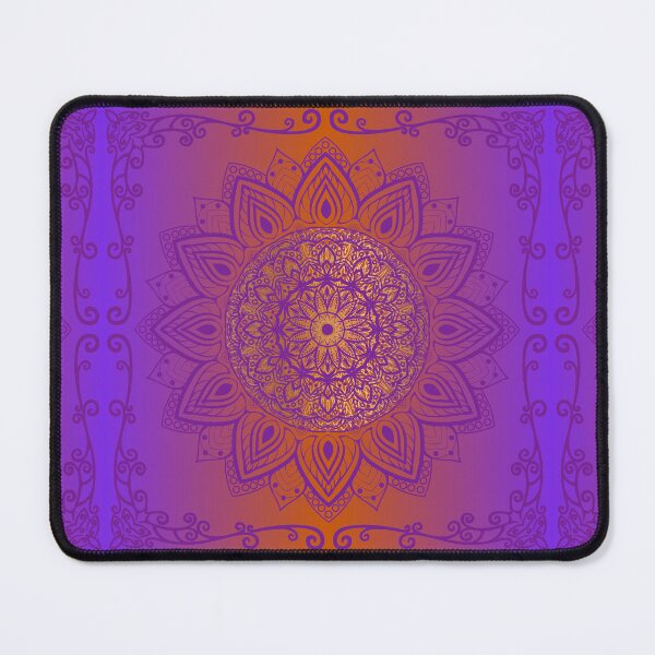 Item preview, Vintage Mandala / Faded Orange and Purple Gradient Mandala Pattern designed and sold by SoccaTamam.