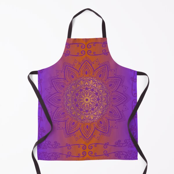 Item preview, Vintage Mandala / Faded Orange and Purple Gradient Mandala Pattern designed and sold by SoccaTamam.