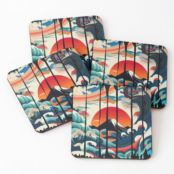 Item preview, Mount Fuji Japan Art designed and sold by vladocar.