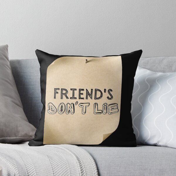 Item preview,  STRANGER THINGS, STRANGER THINGS NETFLIX, STRANGERTHINGS eleven friends don't lie quote hyro flask sticker water bottle sticker designed and sold by aquinavortex.