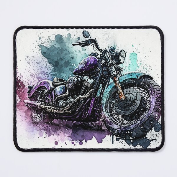 Item preview, Bike in the Purple rain designed and sold by Rusty Wright.