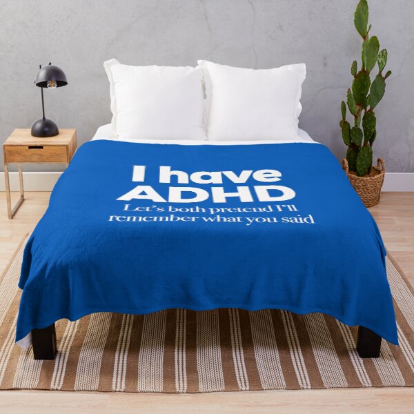 Item preview, Funny ADHD Quote - I have ADHD Let’s both pretend I’ll remember what you said - Attention Deficit HyperActive Disorder | Neurodiversity | Neurodivergent | Neurodiverse designed and sold by MJDezigns.