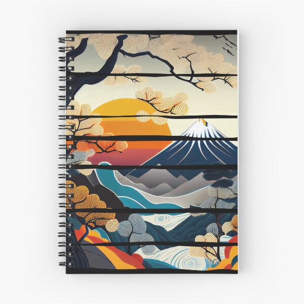 Item preview, Japan Fuji Ukiyo-e Art Deco designed and sold by vladocar.