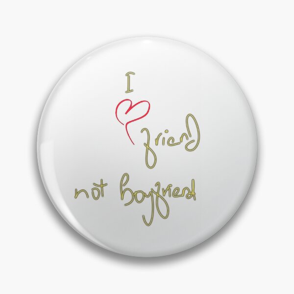 Item preview, I Love friend not boyfriend Girls text design-51 PNG designed and sold by Metaversigns2-O.