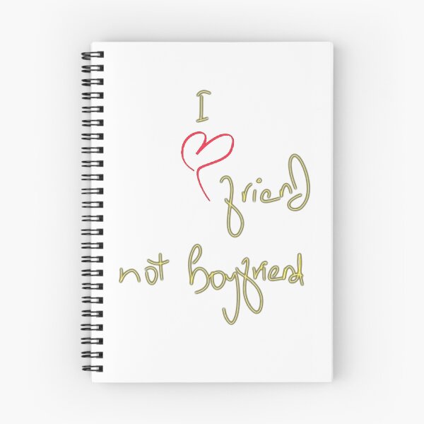 Item preview, I Love friend not boyfriend Girls text design-51 PNG designed and sold by Metaversigns2-O.