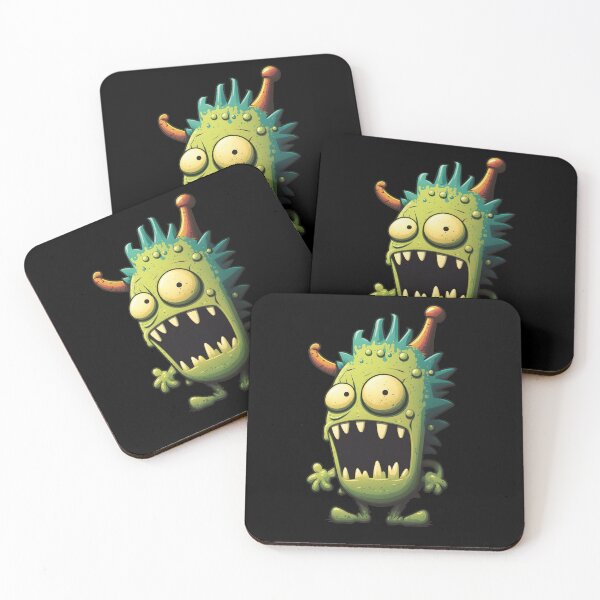 Item preview, Green Cute Little Monster designed and sold by RailoImage.