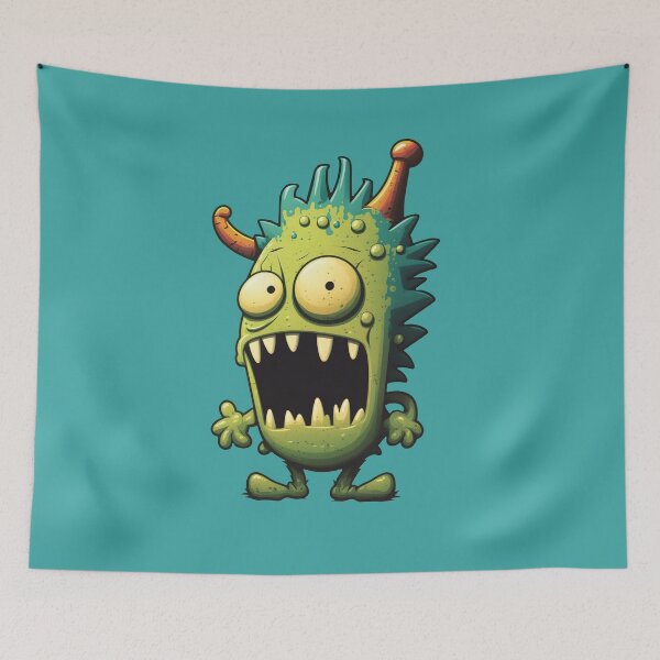 Item preview, Green Cute Little Monster designed and sold by RailoImage.