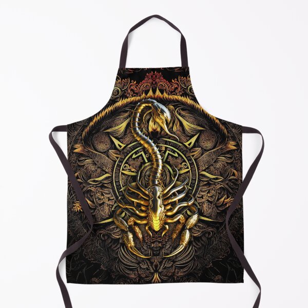 Item preview, Golden Scorpion mythology ritual sacred circle designed and sold by SyanArt.