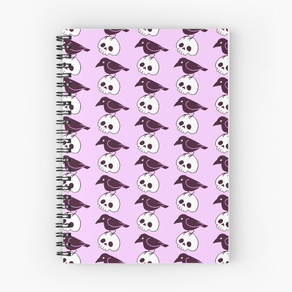 Item preview, Cute crow on a skull a fun halloween illustration  designed and sold by Yarafantasyart.