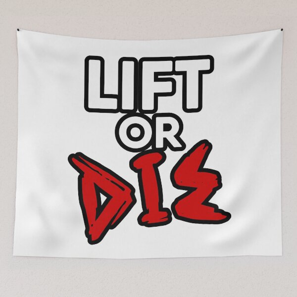 Item preview, LIFT or DIE powerful gym design protein designed and sold by RiciPaneto.