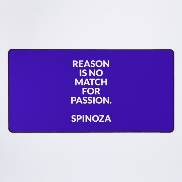 Item preview, Baruch Spinoza philosophy quotes - Reason is no match for passion designed and sold by Inspirationmotivation.