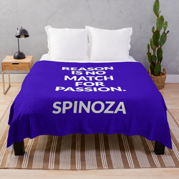 Item preview, Baruch Spinoza philosophy quotes - Reason is no match for passion designed and sold by Inspirationmotivation.