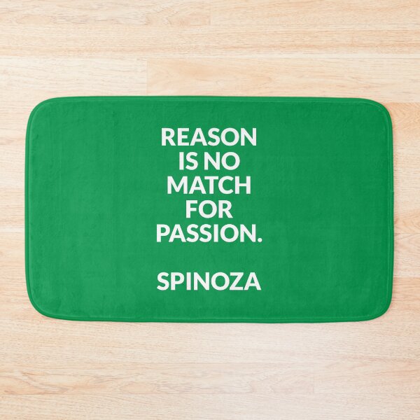 Item preview, Baruch Spinoza philosophy quotes - Reason is no match for passion designed and sold by Inspirationmotivation.