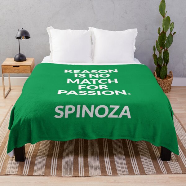 Item preview, Baruch Spinoza philosophy quotes - Reason is no match for passion designed and sold by Inspirationmotivation.
