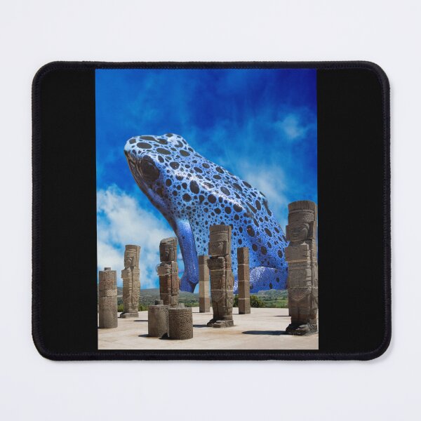Item preview,  Toltec Temple Ruins In Mexico & Blue Dart Poison Frog designed and sold by CannyGoods.