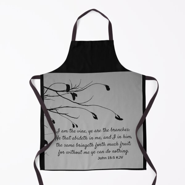 Item preview, John 15:5 King James Version Bible Verse 2 designed and sold by Caregiverology.