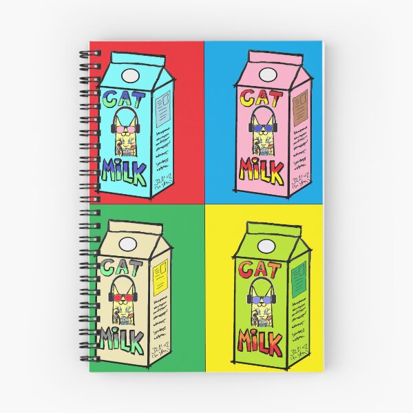 Item preview, cat milk pop art 2 designed and sold by LowEndGraphics.