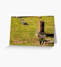 Memorial Flowers 1 Greeting Card
