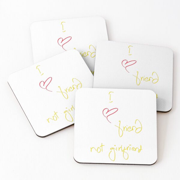 Item preview, I Love friend not girlfriend boys text design-35 PNG designed and sold by Metaversigns2-O.