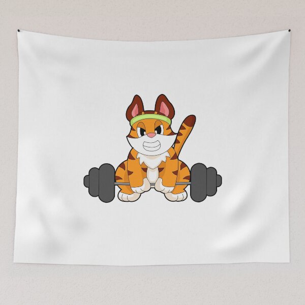 Item preview, Tiger Bodybuilder Dumbbell designed and sold by Snabdesign84.